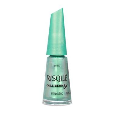 Imagem de Esmalte Risqué Chilli Beans Verdelírio 8ml Verde Água Hipoalergênico