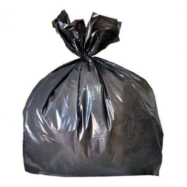 Imagem de Saco para Lixo Saco Lixo 100 Litros 100 Unidades 100 l Preto 80 cm X 90 cm em Polietile...