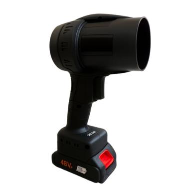 Imagem de Soprador de Ar Portátil Turbo 48V 320W 33000 RPM para Limpeza com Duas Baterias Recarregáveis Leve e Compacto