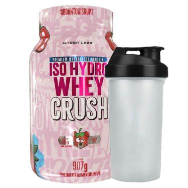 Imagem de Whey Isolado Hidrolisado Strawbear 907g Coqueteleira - Under-Unissex