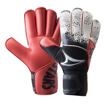 Imagem de Luva de Goleiro Three Stars Fox Palma Vermelha, M