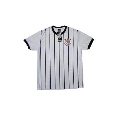 Imagem de Camisa corinthians spr- licença winner, Branco, Preto, G