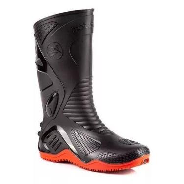 Imagem de Bota Galocha De Moto Pvc Impermeável Motociclista Motoboy Bracol Motos