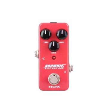 Imagem de Pedal Nux Brownie Distortion, Timbres Típicos de Distorção de Válvula 