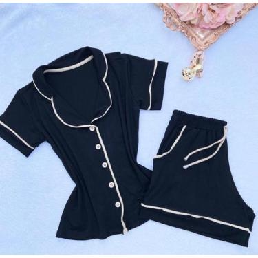 Imagem de Pijama Letícia - Vih fashion, Preto, GG