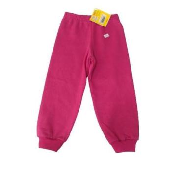Imagem de Calça Moletom Flanelada Infantil - Maindra, Rosa, 10