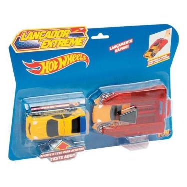 Imagem de Lançador de Carros Faz de Conta - Hot Wheels Carro Lançador Extreme Fu