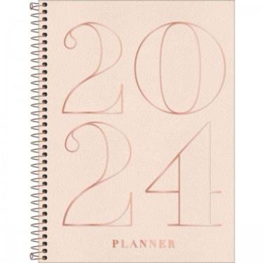 Imagem de Planner executivo espiral 20 x 27,5 cm vanilla 2024 - Tilibra, Modelo 