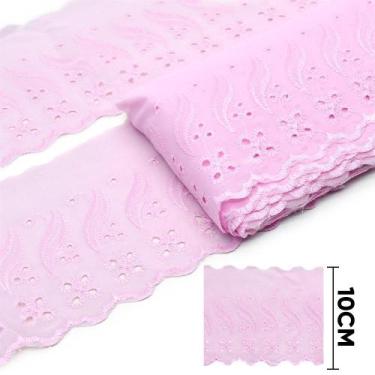 Imagem de Bordado Inglês 10,0cm BP088 Rosa - 13,7 Metros  artePunto