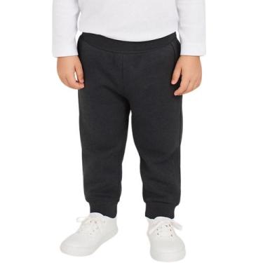 Imagem de Calça Jogger Moletom Com Bolso Infantil Brandili, 2, Chumbo