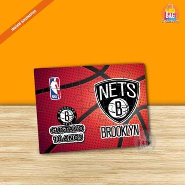 Imagem de Lembrancinha De Festa Quebra Cabeça Brooklyn Nets - Bag Creative, 35 u