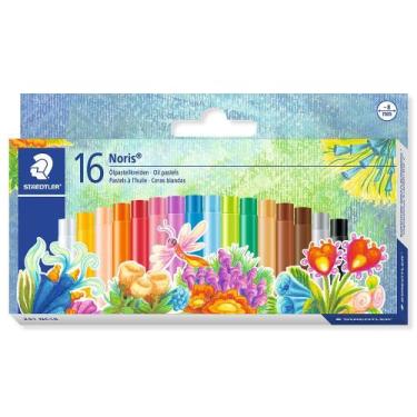 Imagem de Giz Pastel Oleoso Staedtler Noris Club 16 Cores 8mm 241 Nc16 04 1 ed