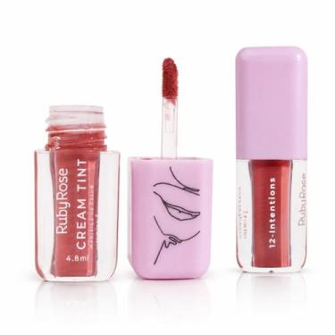Imagem de Blush batom e sombra matte 3 em 1 cream tint ruby rose 12 intentions, 