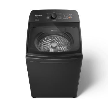 Imagem de Máquina De Lavar Cinza Platinum Brastemp 14Kg Com Smart Sensor E Função Reduzir Tempo - Bwj14a9 110V