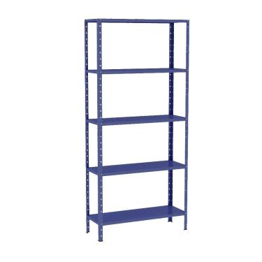 Imagem de Estante Aço EAF005 sem Porta 5 Prateleiras Aço 80CM Azul Elite Aço