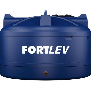 Imagem de Tanque para Armazenamento de Água 2070094 Alta Resistência Tampa Rosca Azul Fortlev 3000L