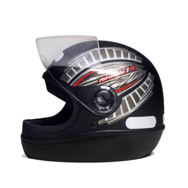 Imagem de Capacete Taurus Fórmula 1 R Grafic Preto Fosco, 58