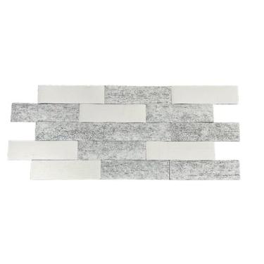 Imagem de Kit 290 Tijolinhos Autocolante 3D Estilo Pedra Lavável Fácil Instalaçã