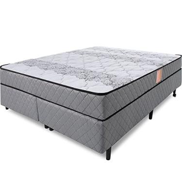 Imagem de Cama Box Colchão Queen Firme Espuma D33 Antialérgico Certificado 158x198x51cm - BF Colchões