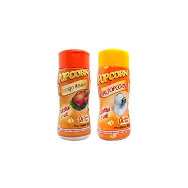Imagem de Temperos P/ Pipoca Popcorn Cx 24 Frascos. 12 Frango Assado - 12 Sal Popcorn