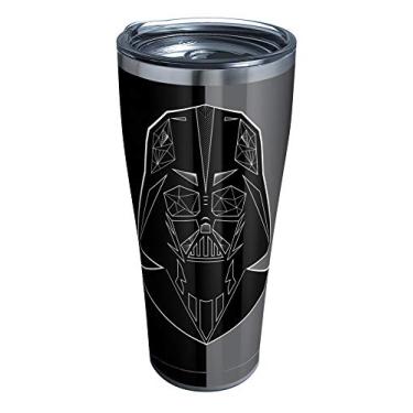 Imagem de Tervis Copo isolado Star Wars Vader Trooper com paredes triplas mantém as bebidas frias e quentes, 850 g Legacy, aço inoxidável
