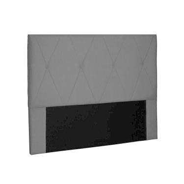 Imagem de Cabeceira Aquilla Para Cama Box King 195cm Suede Preto - D`Rossi