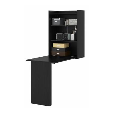Imagem de Armário com Mesa Dobrável de Parede Multimóveis Preto