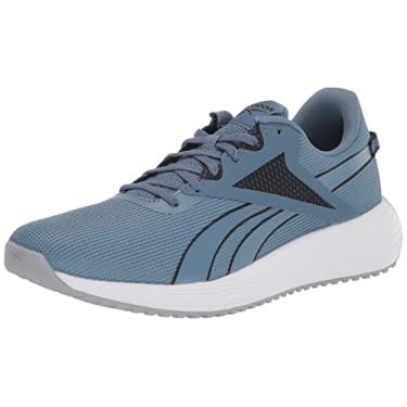 Imagem de Reebok Tênis de corrida masculino Lite Plus 3.0, Azul ardósia/núcleo preto/branco, 10