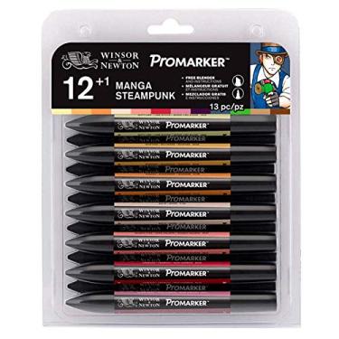 Imagem de Winsor & Newton Marcador Promarker Manga Steampunk 12+ Blender, 12 Cores
