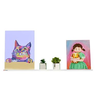 Imagem de Prateleira porta quadros enfeites infantil brinquedos