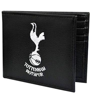 Imagem de Tottenham Hotspur Carteira oficial de couro Spurs Crest (PU), Preto/branco, One Size, Carteira