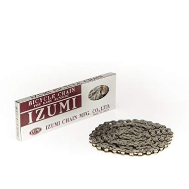 Imagem de Izumi 1/2 × 1/8 ES410NP 116 Corrente de velocidade única, prata