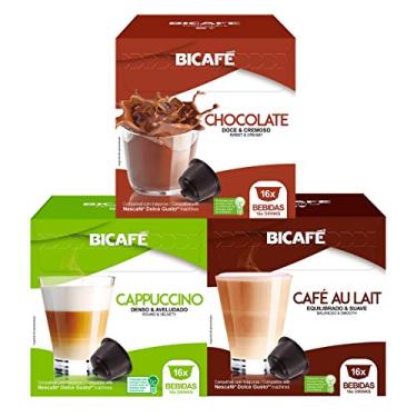 Imagem de 48 Cápsulas Para Dolce Gusto - 3 Caixas - Kit Bebida - Cápsula Bicafé