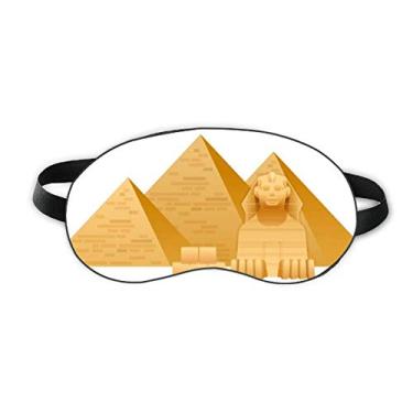 Imagem de Egito pirâmide esfinge estampa artística para dormir, olho, cobertura macia para sombra noturna