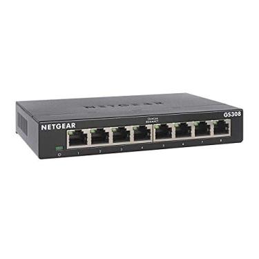 Imagem de Interruptor Gigabit Ethernet não gerenciado da Netgear, 8 portas