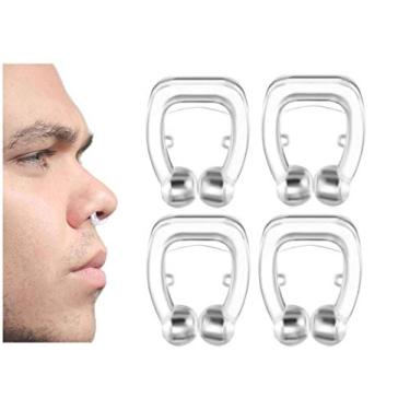 Imagem de 4 X Clip Nasal Anti Ronco Imã Respire Melhor Sono Apneia Nariz