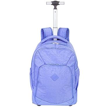Imagem de Mochila Carrinho 2 Compartimentos Sestini Rolling Crinkle - Lavanda