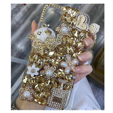 Imagem de Diamond Pumpkin Car Soft Phone Case Para Samsung Galaxy S23 S22 S10 S9 S8 S20 FE S21 Plus Ultra Note 10 9 20 Lite E Pro,D,ngc,Gold,For S21