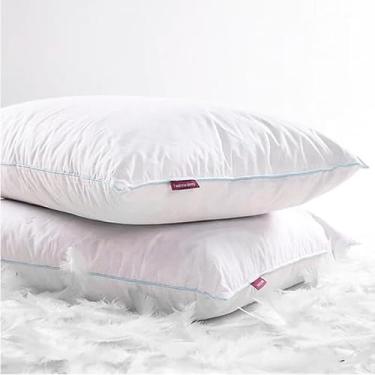 Imagem de Travesseiro Pluma Natural Premium - I wanna sleep - 100% de Pluma de Ganso Natural