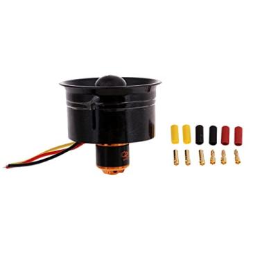 Imagem de 5-Blade 64mm Duct Fan QF2611-4500KV Brushless Motor EDF Jet