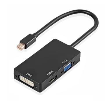 Imagem de Cabo Adaptador Conversor Mini DisplayPort para HDMI + DVI + VGA - CBM.259