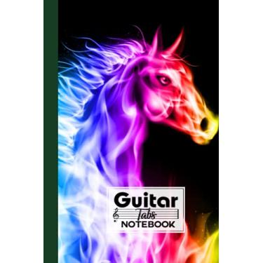 Imagem de Guitar Tab Notebook: Guitar Tab Notebook Horses Cover, Blank Guitar Tab Manuscript Paper, 120 Pages - Size 6" x 9" by Hasan Ahrens