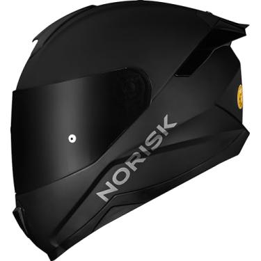 Imagem de Capacete Norisk Razor Solid Matte Black Edition c/ Viseira Fumê 58/M