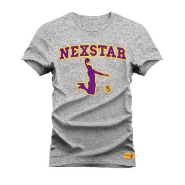 Imagem de Camiseta Plus Size Estampada Algodão T-Shirt Unissex Jogador Ns - Nexs