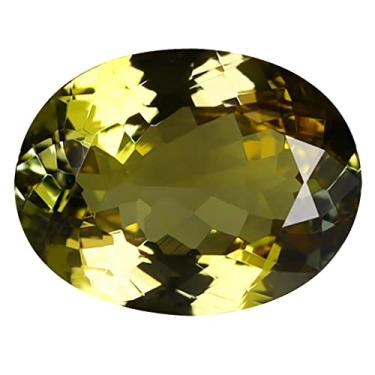 Imagem de 2,33 ct Certificado AIG Forma Oval (10 x 8 mm) Tanzanita Amarela Marrom Não Aquecida Pedra Natural Solta, Large, pedra preciosa, Tanzanita