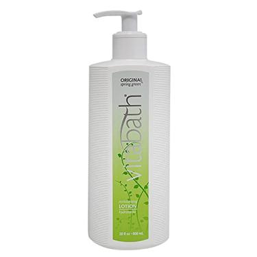 Imagem de Vitabath Loção corporal hidratante original Spring Green – Pinheiro, jacarandá, patchuli, Aloe e manteiga de karité – livre de crueldade, sem parabenos – 590 ml