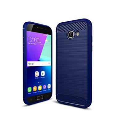 Imagem de Capa para Samsung Galaxy A5 2017/A520, sensação macia, proteção total, anti-arranhões e impressões digitais + capa para celular resistente a arranhões para Samsung Galaxy A5 2017/A520