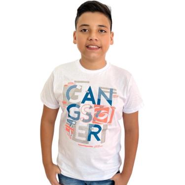 Imagem de Camiseta Menino Juvenil Gola Redonda Estampada Gangster-Masculino