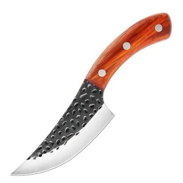 Imagem de Facas de trabalho manual, facas de açougueiro, faca de chef de casca, filé de pesca artesanal e faca de isca, faca de desossa forjada facas japonesas cutelo de carne para cozinha ou acampamento/685