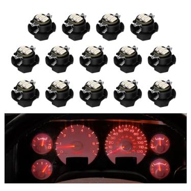 Imagem de RAVSOFT Kit de substituição de lâmpadas LED de painel de painel de medidor de instrumento compatível com Dodge Ram 1500 2500 3500 2002-2006 (vermelho), pacote com 14